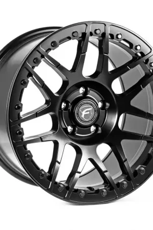 Weekend Sale Forgestar F14 Beadlock 17x10 / 5x120 BP / ET45 / 7.3in BS Satin Black Wheel