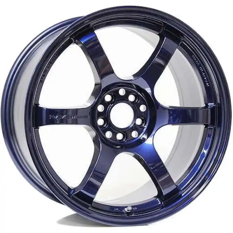 Gram Lights 57DR 18x9.5 +22 5x114.3 Eternal Blue Pearl Wheel (Min Order Qty 20) Limited Offer