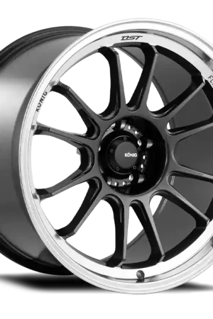 Konig Hypergram 18x9.5 5x114.3 ET25 Metallic Carbon w/ Machined Lip Fast Shipping