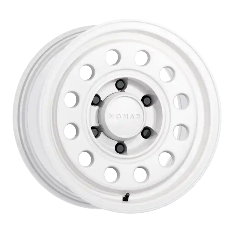 Nomad N501SA Convoy 15x7in / 6x139.7 BP / -10mm Offset / 107.95mm Bore - Gloss White Wheel Factory Price