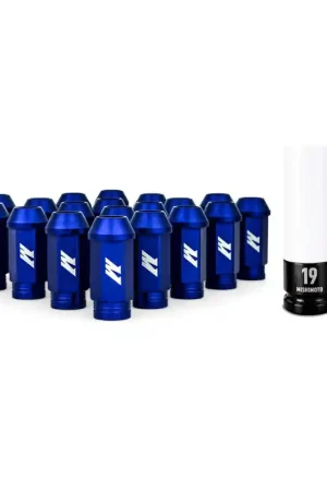 Mishimoto Aluminum Locking Lug Nuts M12x1.25 20pc Set Blue In Demand