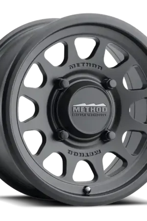 Method MR414 Bead Grip 15x7 / 4+3/13mm Offset / 5x4.5 / 76mm CB Matte Black Wheel Exclusive Offer