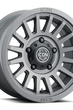 No Minimum Order ICON Recon SLX 17x8.5 5x4.5 0mm Offset 4.75in BS 71.5mm Bore Charcoal Wheel