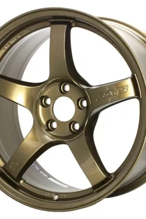 Hot Deal Gram Lights 57CR 18x9.5 +38 5x114.3 Almite Gold Wheel (Min Order Qty Of 20)