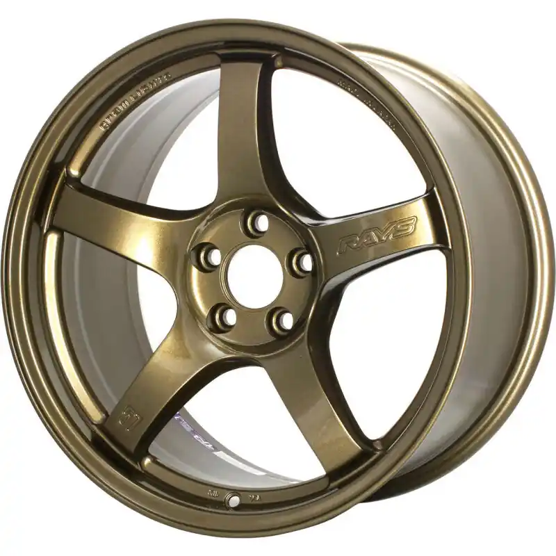Hot Deal Gram Lights 57CR 18x9.5 +38 5x114.3 Almite Gold Wheel (Min Order Qty Of 20)