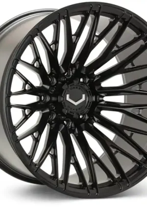 Vossen VFX-04 24x14 - 8x170 - ET75 - Mega Deep - 125.1 - Satin Black Wheel Same Day Shipping