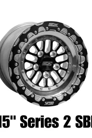 High Quality Belak 15x8 / 5in BS / 4x100 BP / High Pad / Series 2 Wheel - Single Beadlock