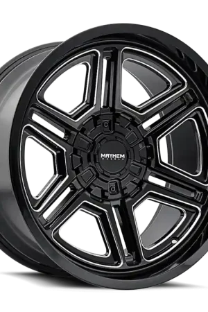 Mayhem 8117 Hermosa 20x10 / 8x165.1 BP / -25mm Offset / 130.8mm Hub Black/Milled Wheel Original