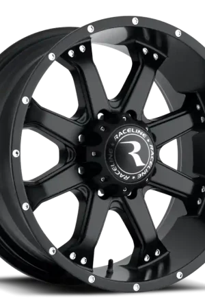 Raceline 991B Assault 17x9in / 8x165.1 BP / 18mm Offset / 125.2mm Bore - Satin Black Wheel Luxury