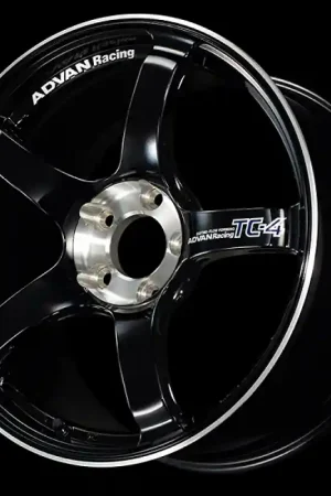 Budget Advan TC-4 SE 16x5.5 / +38 Offset / 4x100 / 63mm Bore / Racing Gloss Black and Diamond Cut