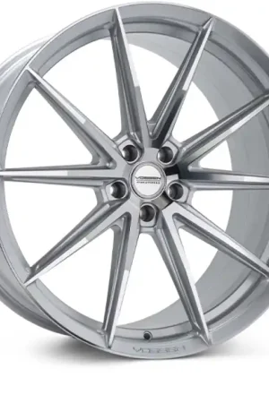 Direct From Factory Vossen HFX-2 20x10.5 - 5x114.3 - ET45 - Deep - 73.1 - Silver Polished Wheel