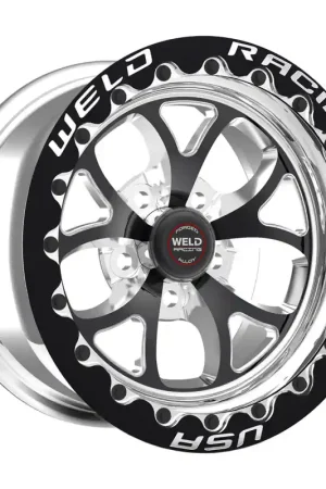 Weld S76 17x10 / 5x4.5 BP / 6.3in. BS Black Wheel (Medium Pad) - Black Single Beadlock MT Discount