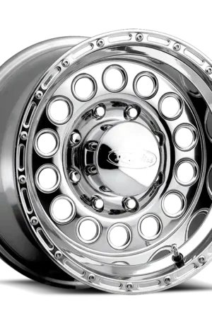 Raceline 887 Rock Crusher 17x9in / 6x139.7 BP / 0mm Offset / 107.95mm Bore - Polished Wheel Latest