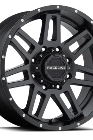 Raceline 931B Injector 17x9in / 8x170 BP / 0mm Offset / 125.2mm Bore - Satin Black Wheel Authentic