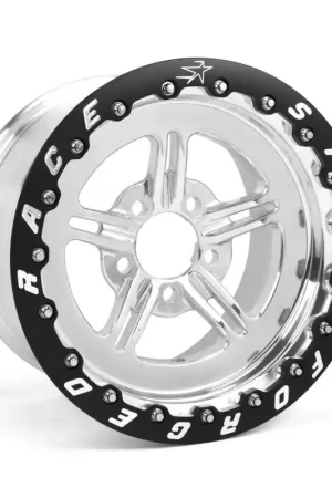 Price Cut Race Star 63 Pro Forged 15x10 SBL Sportsman 5x4.75 BC / 2.00in. BS Wheel - Polished