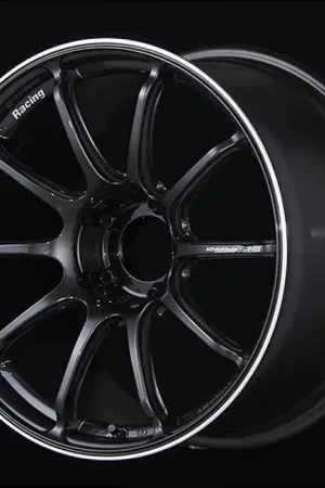 Worldwide Shipping Advan RSIII 18x7.5 / +48 Offset / 5x114.3 / 73mm Bore / Black Gunmetallic and Ring