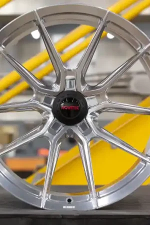 Vossen x Novitec NF10 21x12in - 5x114.3 BP - ET28 - Brushed Gloss Clear Mclaren 720 / 765 Rear Wheel Fresh Stock