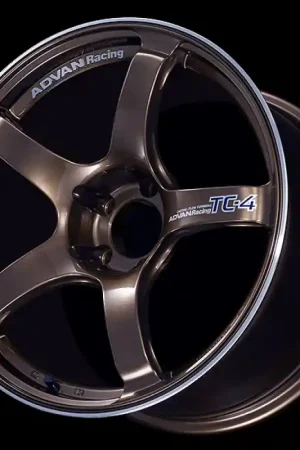 Advan TC4 18x7.5 / +42 Offset / 5x112 / 66.5mm Bore / Umber Bronze Metallic and Ring Worldwide Shipping