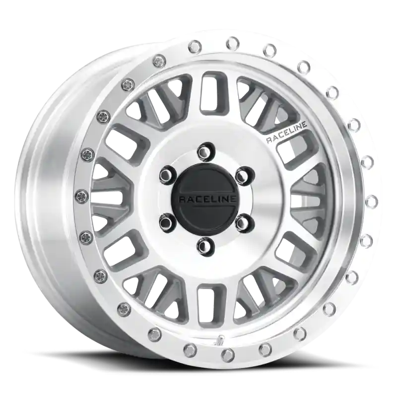 Raceline RT951M Ryno Machined 20x8.5in / 8x139.7 BP/32mm Offset/108mm Bore - Machined Beadlock High Quality