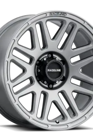 Instant Buy Raceline 944GS Outlander 17x8.5in / 5x139.7 BP / 18mm Offset / 106.5mm Bore - Greystone Wheel