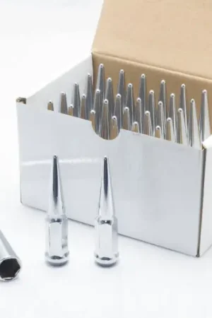 Wheel Mate Spiked Lug Nuts Set of 32 - Chrome 14x1.50 Big Sale