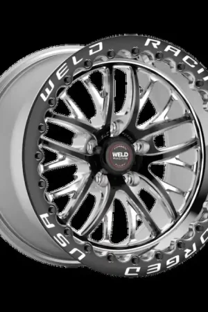 Bulk Order Weld S82 17x10 / 5x112 BP / 7.3in BS Black Wheel (Medium Pad) - Beadlock