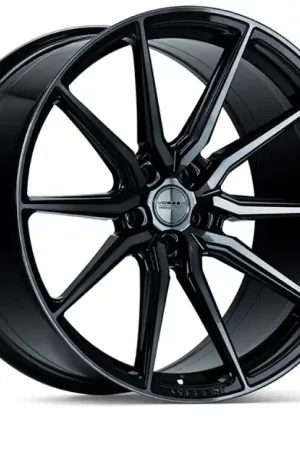 Vossen HF-3 20x10.5 / 5x112 / ET30 / Super Deep Face / 66.5 - Double Tinted - Gloss Black Wheel Editor’s Pick