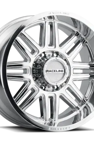 Certified Raceline 948C Split 18x9in / 8x165.1 BP / -12mm Offset / 125.2mm Bore - Chrome Wheel