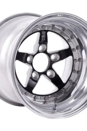 Fast Shipping Weld Weldstar 15x10 / 5x4.75 BP / 3.5in. BS Black Wheel - Non-Beadlock