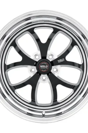 Weld S76 17x11 / 5x115mm BP / 5.8in. BS Black Wheel (Medium Pad) - Non-Beadlock Professional Grade