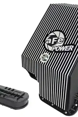 Trusted Brand aFe Transmission Pan (Black); Ford Diesel Trucks 03-10 V8-6.0/6.4L (td)