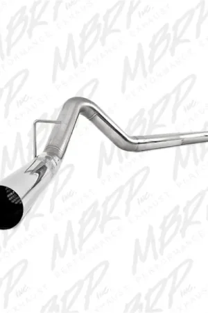 MBRP 2008-2010 Ford F250/350/450 6.4L 4in Filter Back Single No Tip Exhaust System Fast Shipping