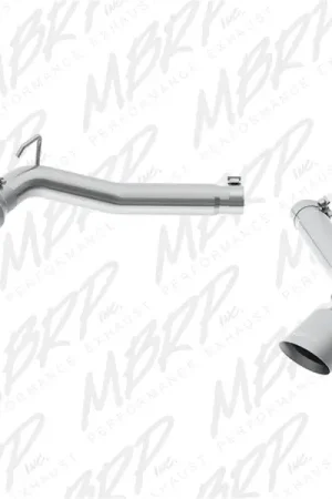 Authentic MBRP 2010-2015 Chevrolet Camaro V6 3.6L 3in Alum Axle Back Muffler Delete