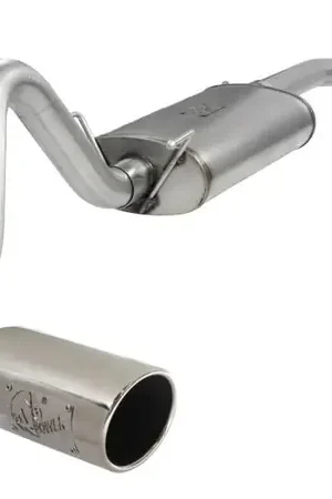 Fan Favorite aFe MACHForce XP Exhausts Cat-Back SS-409 EXH CB Toyota Tacoma 05-13 V6-4.0L (Pol Tip)