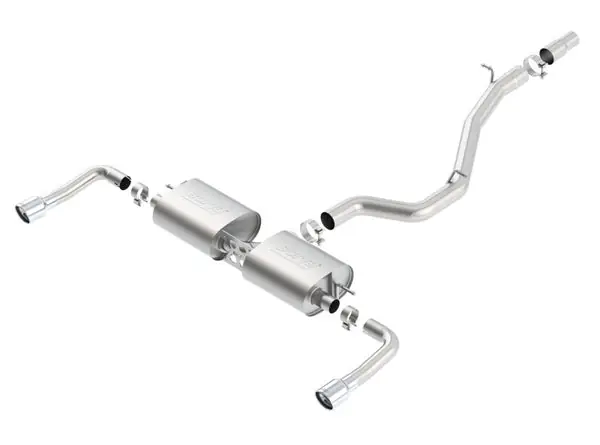 High Quality Borla 14-16 Audi A3 Quattro 2.0L Turbo AT/MT RWD 4DR S-Type Cat-Back Exhaust Single Split Rear Exit