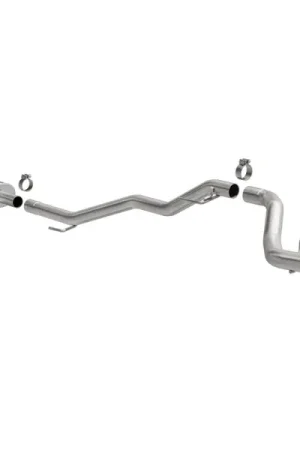 Holiday Sale MagnaFlow 2020 Jeep Gladiator 2.5in Rock Crawler Series Single Rear Exit SS Cat-Back Exhaust w/o Tip