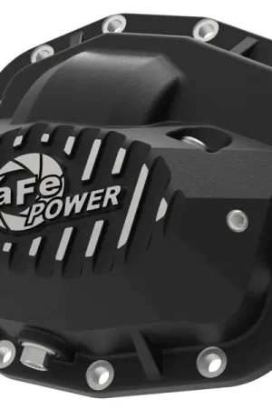aFe Pro Series Front Differential Cover Black 2018+ Jeep Wrangler (JL) V6 3.6L (Dana M186) Hassle-Free Returns