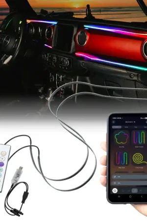 ORACLE Lighting Jeep Wrangler JL / Gladiator JT ColorSHIFT Fiber Optic LED Interior Kit Luxury