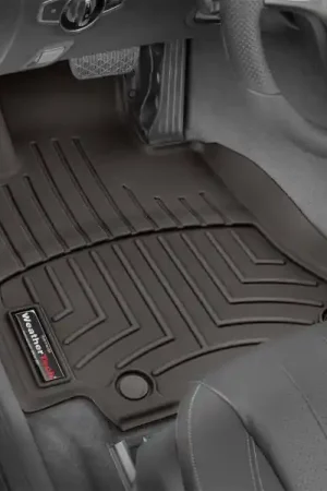Affordable WeatherTech 2017 Ford Super Duty (Super Cab / Crew Cab) Front FloorLiners - Cocoa
