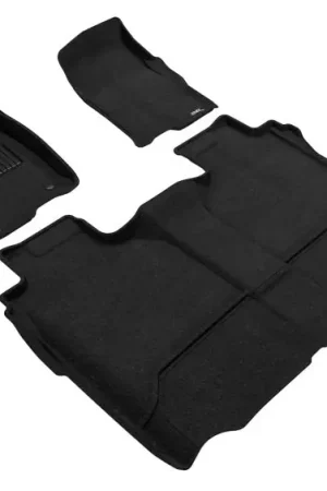 Mega Sale 3D MAXpider 2019-2022 Chevrolet/GMC Silverado/Sierra Elegant Floor Mat Set - Black