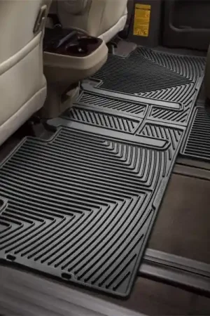WeatherTech 11+ Toyota Sienna Rear Rubber Mats - Black Money Back Guarantee