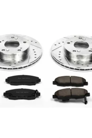 Get Yours Power Stop 06-11 Honda Civic Front Z23 Evolution Sport Brake Kit