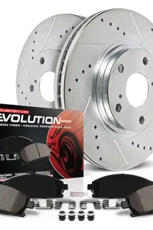 Power Stop 20-22 Lincoln Aviator Front Z23 Evolution Brake Kit Fresh Stock