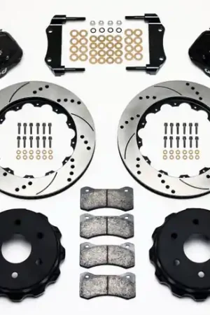 One Day Deal Wilwood AERO4 RearTruck Kit 14.25in Drilled 1999-2010 GM 1500-SUV 1 Piston OE Caliper