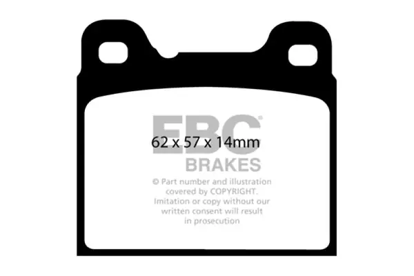 EBC 91-93 Volvo 740 2.3 (ABS) (Girling) Redstuff Rear Brake Pads Exclusive Offer