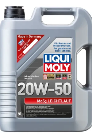 Liqui Moly MoS2 Leichtlauf 20W-50 5L - 1212 One Day Deal