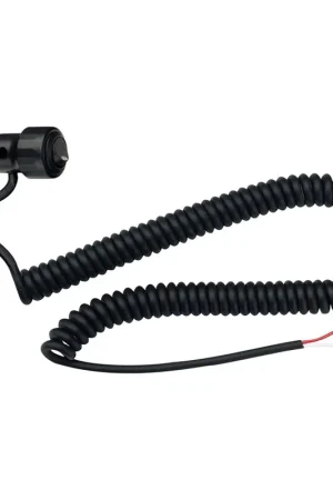 Grab Now Narva 81012BL Cigarette Lighter Plug with Off\\/On Rocker Switch LED Indicator and Spiral Lead