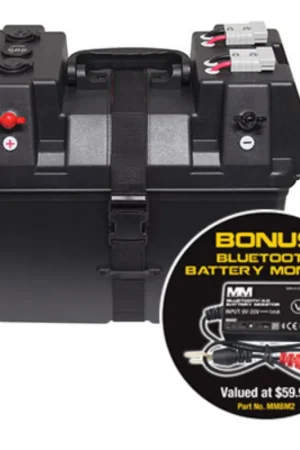 Mean Mother Portable 12V Battery Box and Bluetooth Battery Monitor Bundle - MMPB01 Editor’s Pick