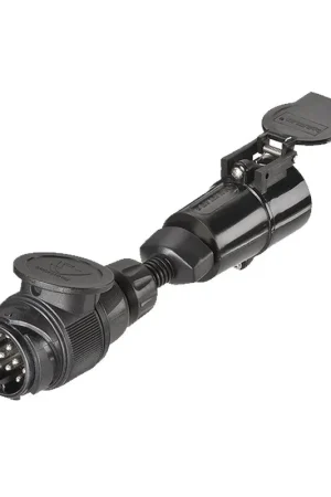 Shop Now Narva 82290BL 13 Pin Euro Round Socket On Car To 7 Pin Large Round Plug On Trailer