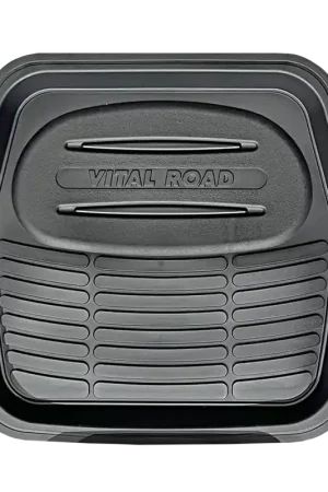 Weekend Sale CarFit Deep Dish Black 1 Piece Rear Rubber Floor Mat - 4554011